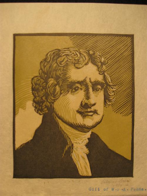 Untitled [Portrait of Thomas Jefferson] by Sidney C. Lomas