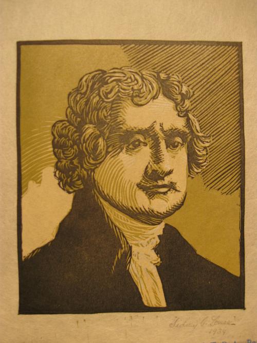 Untitled [Portrait of Thomas Jefferson] by Sidney C. Lomas