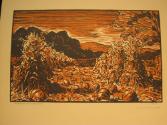 Untitled [Farm Scene with Pumpkins]
