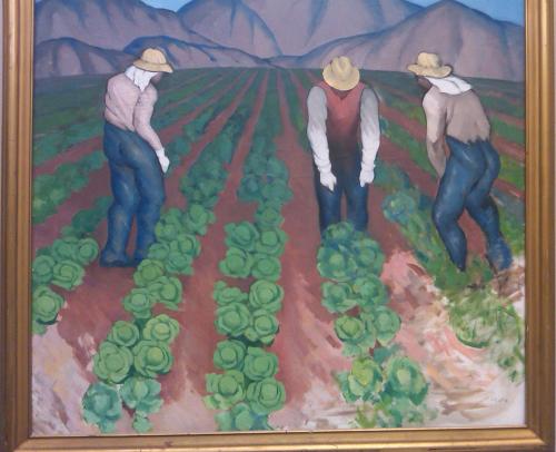 Unknown [Lettuce Pickers] by Henrietta M. Shore