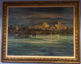 Harbor Scene at Night