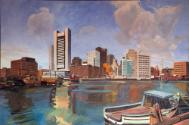 View of Boston Over the Fort Point Channel by George Nick