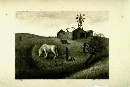 Farm Scene by Joseph Shapiro