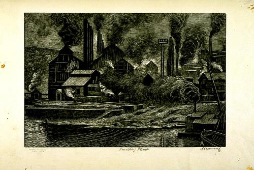 Smelting Plant by Albert Abramovitz