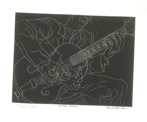 Guitar Player by Frederick G. Becker