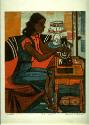 Girl Sewing