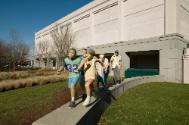 Life in the Community - East 100th Street by John Ahearn (b. 1951, Binghamton, New York) and Rigoberto Torres (b. 1960, Aguadilla, Puerto Rico)