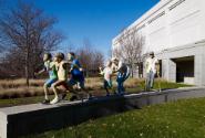 Life in the Community - East 100th Street by John Ahearn (b. 1951, Binghamton, New York) and Rigoberto Torres (b. 1960, Aguadilla, Puerto Rico)