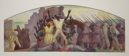 Study for Freeing of the Slaves by John Steuart Curry