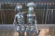 Gold Rush by Tom Otterness