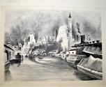 Lower Manhattan by Adolf Arthur Dehn