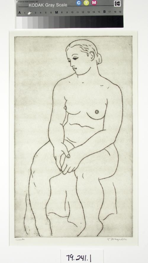 Nude (Seated) by Edward Hagedorn