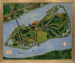 Decorative Map of Belle Isle