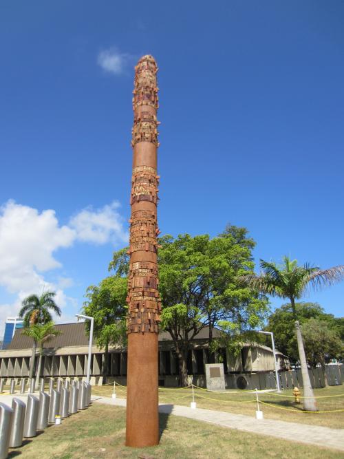 Totemic Sculpture by Jaime Suarez