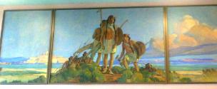 Pueblo Indians Awaiting Arrival of Coronado by Gerald Cassidy