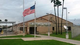 B&M Bridge US Border Station Administration Building