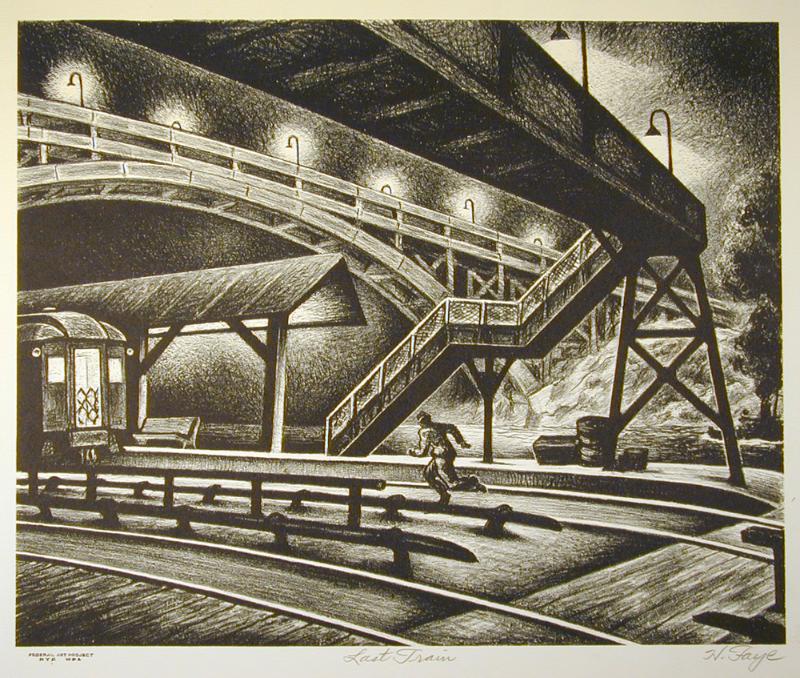 Last Train | All artworks | GSA Fine Arts Collection