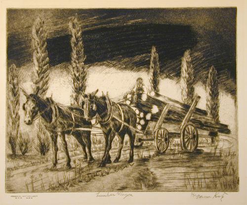 Lumber Wagon by Hyman William Katz