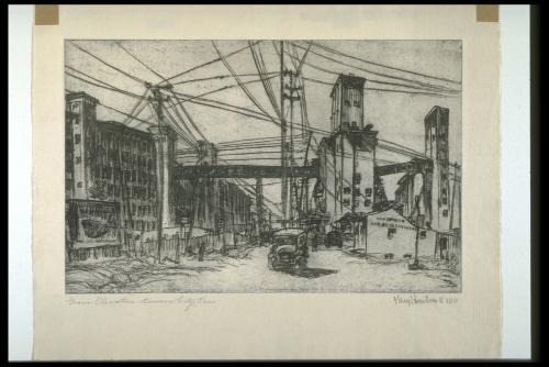 Grain Elevators, Kansas City, Kansas by Mary Huntoon