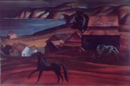 Landscape with Horses