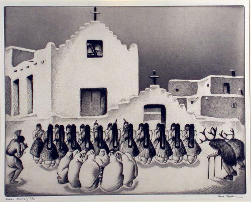 Indian Ceremony by Gene Kloss