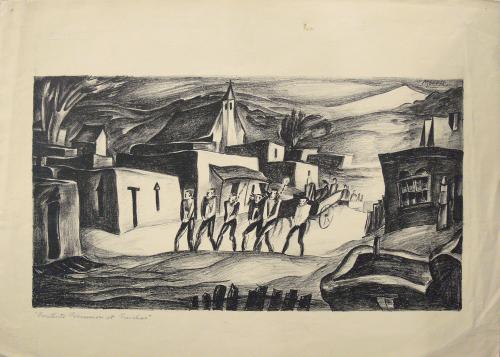 Penitente Procession at Truchas by James Stovall Morris