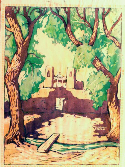 Chimayo Church by Manville Chapman