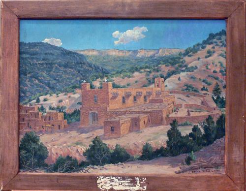 San Jose de Giusewa Mission, Jemez State Monument by Regina Tatum Cooke