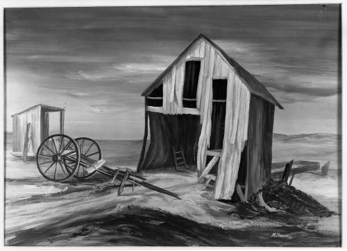 Windswept Barn by Edward Millman