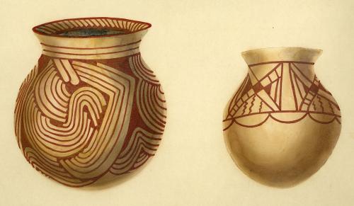 Untitled (2 jars, lower Colorado River) by Unknown