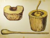 Untitled (wooden spoon, pounder)