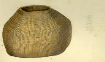 Untitled (coarse coiled granary basket)