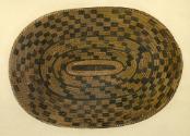 Untitled (oval basketry tray, Akimel O'odham)