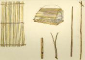 Untitled (saguaro rib implements)