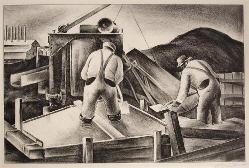 Workers at the Incinerator by Russell T. Limbach