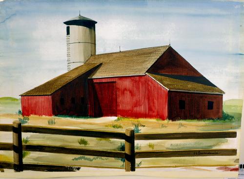 Red Barn by Edmund D. Lewandowski