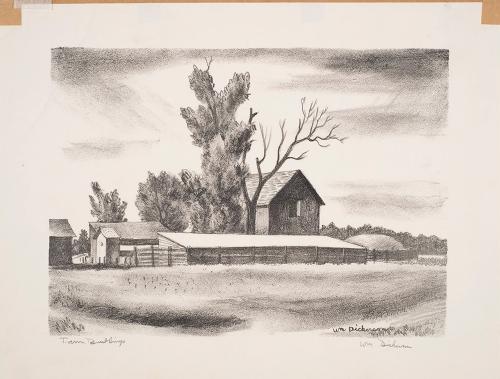 Farm Buildings by William Judson Dickerson