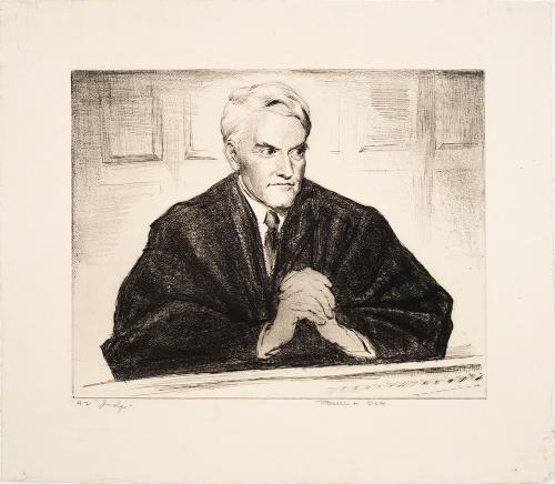 Judge (Benjamin Cardoza) by Roselle Hellenberg Osk