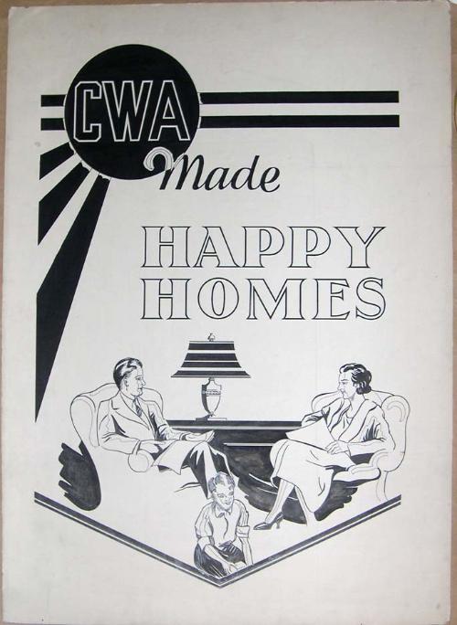 C.W.A. Made Happy Homes by Raymond Johnson