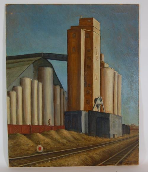 Grain Elevator by John Tazewell Robertson