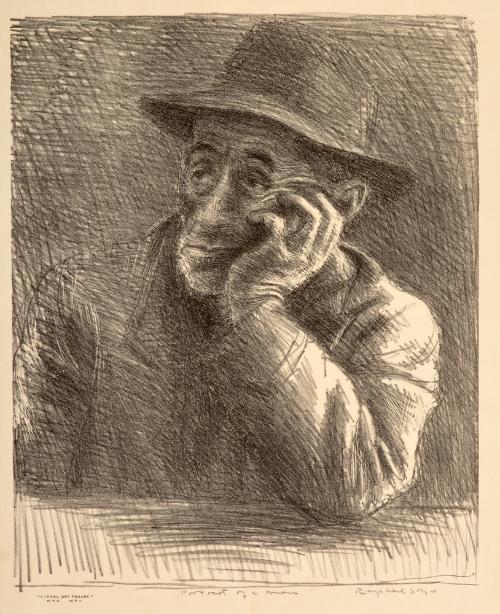 Portrait of a Man by Raphael Soyer