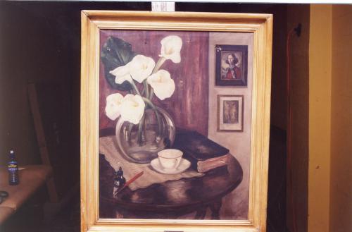 Still Life on a Table by Margaret Belle Carpenter