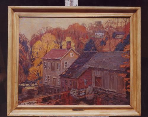 Old Mill, Worthington, Mass. by Robert Emmett Owen