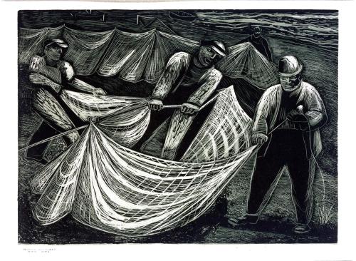 Mending Nets by Elizabeth Olds