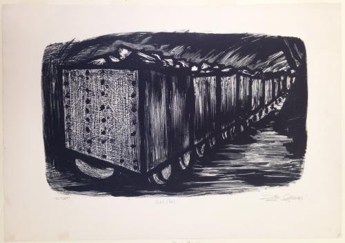 Coal Cars by Blanche Mary Grambs