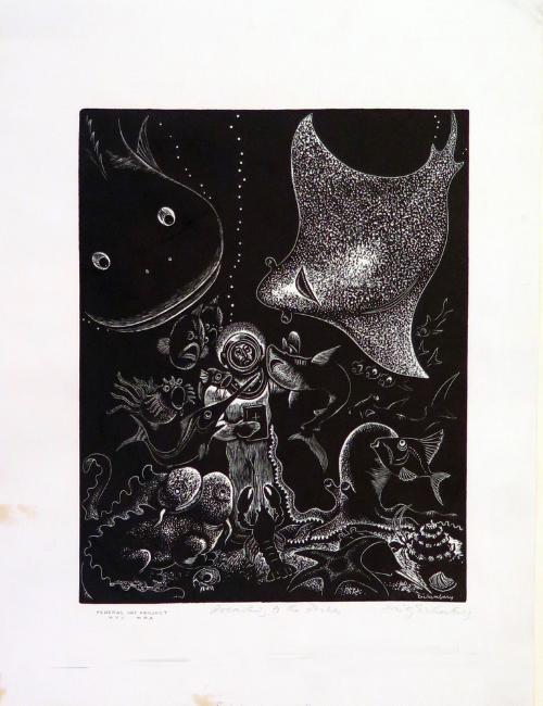 Preaching to the Fishes by Fritz Eichenberg