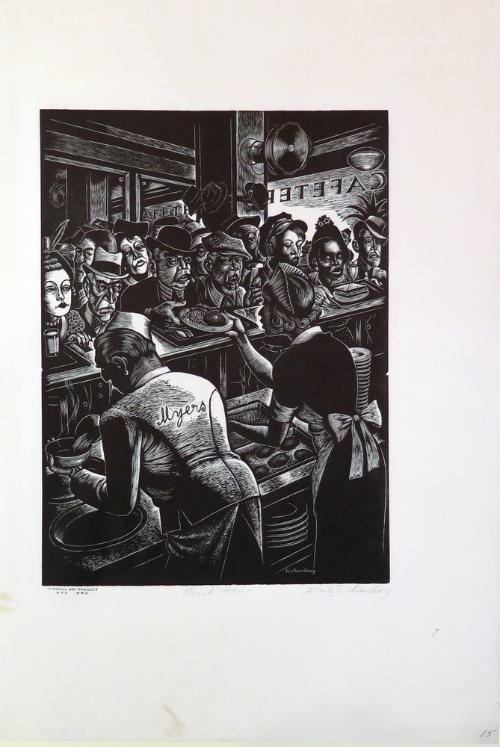 Rush Hour by Fritz Eichenberg