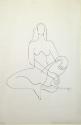 Abstraction (Abstraction #2; Seated Nude; Nude)