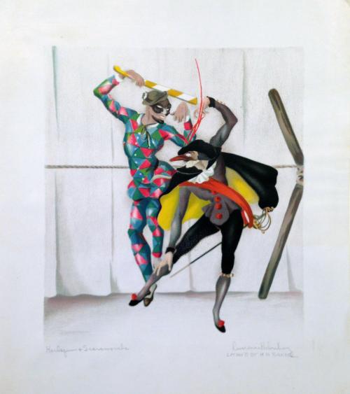 Harlequin and Scaramouche by Lawrence Holmberg