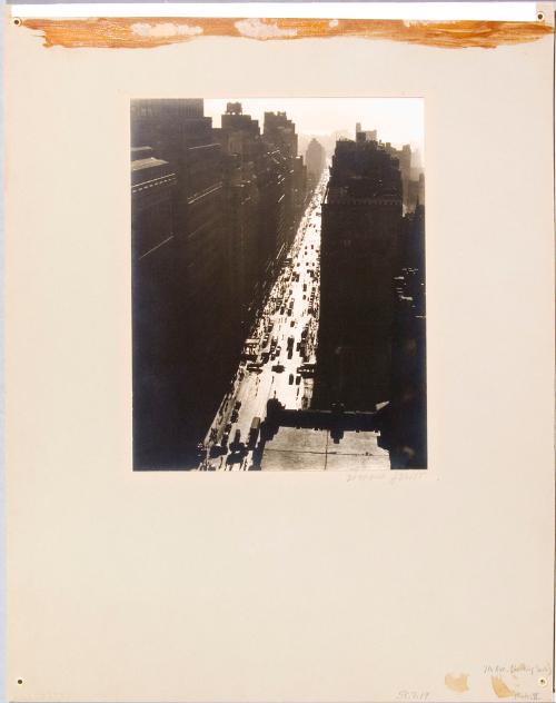 Seventh Avenue (Looking South) by Berenice Abbott